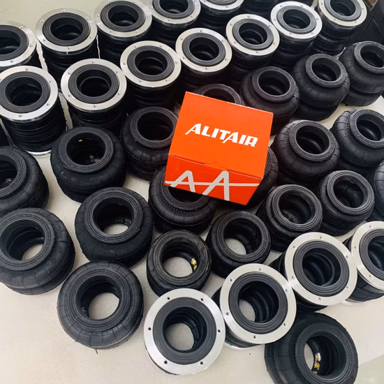 Kit di sospensione personalizzato per prestazioni di sollevamento ad aria compressa a molla per airbag universali 3s2300f con flangia in alluminio per rimorchio per camion per auto