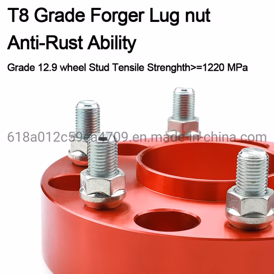 Distanziali ruota per auto centrici con mozzo in lega di alluminio da 1,5 pollici 6X5.5-6X5.5 CB 106mm M12X1.5 6X139.7